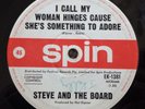 STEVE AND THE BOARD - I CALL MY WOMAN HINGES - OZ SPIN GARAGE MOD POP 45 - 1966