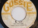 SIMPLICITY PEOPLE - KG'S - GUSSIE ( ROOTS INST 7 ) NO NO NO