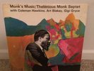 1962 Jazz Thelonious Monk Septet – Monk's Music - Riverside