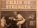 chain of strength - True Till Death Silver Sleeve 7” Warzone NYHC youth of today