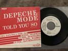 DEPECHE MODE - Told You So -  7“Vinyl - Spain Promo