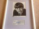 The Beatles 'Ringo Starr' 1963 Original Nempix photo with autograph