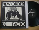 NEW ORDER- DE FACTO RARE LIVE POST PUNK JOY DIVISION MINTY