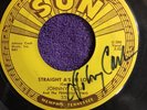 Johnny Cash Sun 45 Autographed