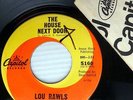LOU RAWLS killer soul popcorn 45 THE HOUSE NEXT DOOR  COME ON IN MR. BLUES dm398