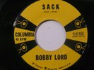 Rare Rockabilly 45- BOBBY LORD SACK / THE FIRE OF LOVE   1956 COLUMBIA