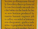 Section 25 ?– Always Now . LP Factory ?– 45 fact