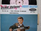 johnny hallyday epl 7834 24000 baisers 1er tirage lang 9f,13 (cent+lang) super+
