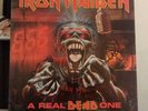 Iron Maiden A Real Dead One vinyl  signed by Steve Harris.Very Rare greek copy.