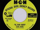Crossover Soul 45 - Dan Penn - I'm Your Puppet - MGM - VG++ mp3