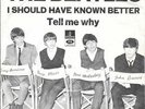 THE BEATLES 45 I SHOULD HAVE KNOWN BETTER+PS DENMARK RARE EXCELLENT