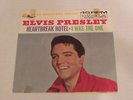 ELVIS PRESLEY  HEARTBREAK HOTEL/I WAS THE ONE  RCA 447-0605 GOLD STANDARD SERIES