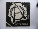 DESTRUCKTIONS Vox Populi Vinyl Record Punk Rock Rare 1983