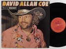 DAVID ALLAN COE Tennessee Whiskey COLUMBIA LP NM/VG++ promo