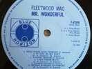Fleetwood Mac LP Mr Wonderful UK Blue Horizon Mono 1st Press BEAUTIFUL COPY
