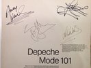 Depeche Mode 101 LP Signed Sleeve
