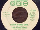 The Coasters, Soul Pad / Down Home Girl 45, 1967 Soul, FUNK BREAKS date promo