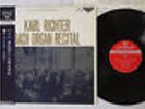 KARL RICHTER BACH ORGAN RECITAL LONDON SLC-1222 Japan OBI VINYL LP