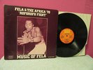 Fela lp Africa '70 Music of fela vinyl record 1975 roforofo fight editions makos