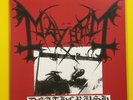 Mayhem ?– Deathcrush LP clear vinyl 2009 UK press  Black Metal