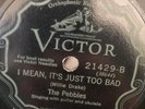 BLUES /HAWAIIAN THE PEBBLES Victor 21429 Who You Telling/Its Just Too Bad E--