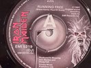 IRON MAIDEN - RUNNING FREE - UK 1-sided DEMO / PROMO 45 - MAIDEN JAPAN LIVE