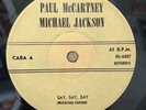 PAUL McCARTNEY & MICHAEL JACKSON - Say Say Say - RARE CUBA 45