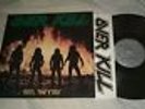 Overkill Feel the Fire Orig Metal LP 1st U.S. Pressing Silver Megaforce w/ inner