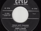 LEWIS LYMON & TEENCHORDS - End 1003 - Your Last Chance - '57 DOO-WOP VG++ (orig)