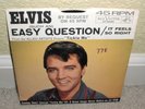 ELVIS PRESLEY Such Easy Question 45 Orig RCA w/Picture Sleeve MINT & UNOPENED