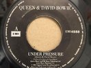 QUEEN & DAVID BOWIE - Under Pressure / Soul Brother  - RARE GUATEMALA 45