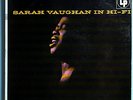 SARAH VAUGHAN+MILES DAVIS IN HI-FI ULTRA-RARE ORIG '55 MONO WHITE LABEL PROMO LP