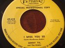 Sonny Til. I Miss You So b/w Hey Little Woman. NM- Charlie Parker Promo 45