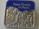 DEEP PURPLE IN ROCK VINTAGE ENAMEL PIN BADGE FROM THE 1970's MADE IN ENGLAND