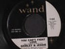 SHIRLEY & JESSIE: You Can't Fight Love / Ivory Tower 45 (close to M-, funky Sou