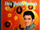 ELVIS PRESLEY GOLDEN RECORDS RARE ORIG'57 RCA 1S MONO LP w/BLUE LETTER  COVER 1S