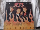 ( SIGNED COPY ) THE JETS LP, ALL FIRED UP LIVE - HAYPTON RECORDS KRYP 202 - MINT