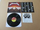 METALLICA Master Of Puppets LP ORIGINAL UK 1ST PRESSING & MERCH INSERT MFN60