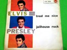 ELVIS PRESLEY (45 RPM) ITALY - RCA 45N 0616 - TREAT ME NICE - RARE 3 PIX COVER