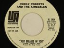 Northern Soul 45 - Rocky Roberts - Just Because Of You - UA Int'l - VG++ mp3