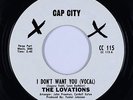 Northern Soul 45 - Lovations - I Don't Want You - Cap City - mp3
