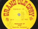GRAND OLE OPRY #376 CHARLIE LOUVIN/BOBBY BARE/CONNIE SMITH/WILLIS BROS WSM Radio