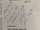 John Coltrane and Johnny Hartman LP signed autographed RARE vinyl record