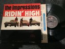 The Impressions Ridin' High ORIGINAL Record lp original vinyl album