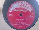 Elmo James Broom Dusters – Sax-ony Boogie / Dumb Woman Blues 78 - Meteor 5016