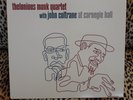 MOSAIC RECORDS THELONIUS MONK QUARTET WITH JOHN COLTRANE AT CARNEGIE 200g LP NEW