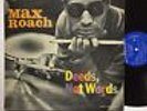 Max Roach Deeds Not Words Riverside 12-280 1st Press DG Jazz LP Booker Little