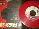 JOHNNY HALLYDAY RARE 45 TOURS JUKEBOX JUKE BOX VOGUE 45791 ROUGE