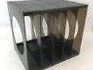 Vintage 1970s PERSPEX SPACE AGE RECORD BOX CASE STORAGE Vinyl LP Retro Plastic