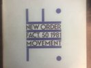 New Order “Movement” On Factory. FACT50. 1981. UK.